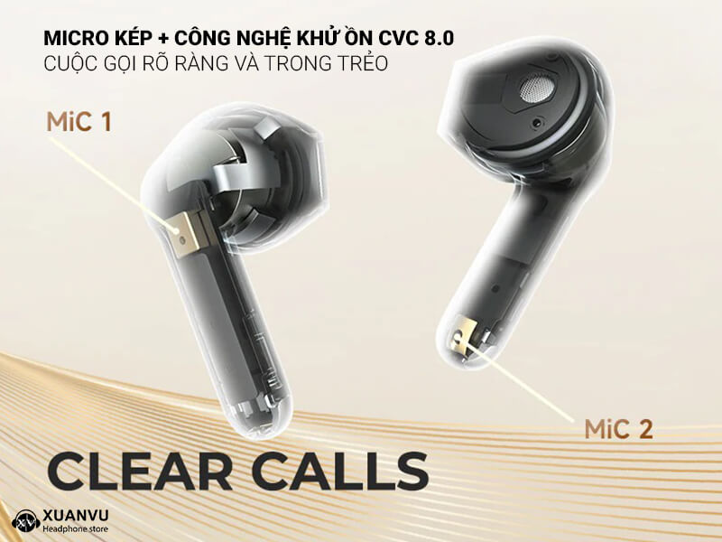 Tai nghe Bluetooth Soundpeats Air3 Deluxe micro