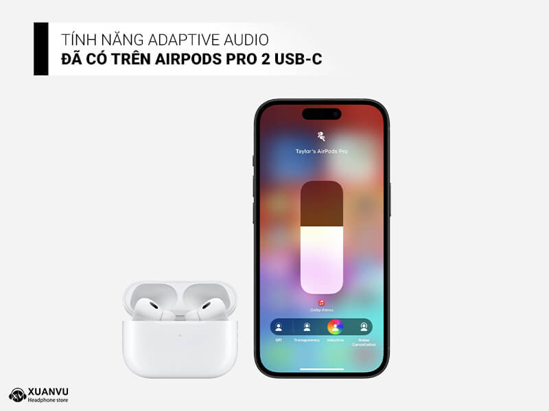 Tai nghe Apple AirPods Pro 2 (2023) USB-C ios 17