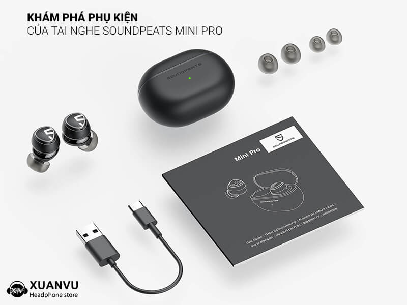 Tai Nghe Bluetooth SoundPeats Mini Pro thiết kế