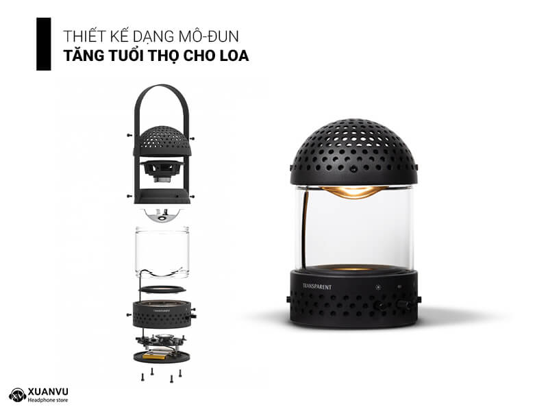 Loa Transparent Light Speaker thiết kế 
