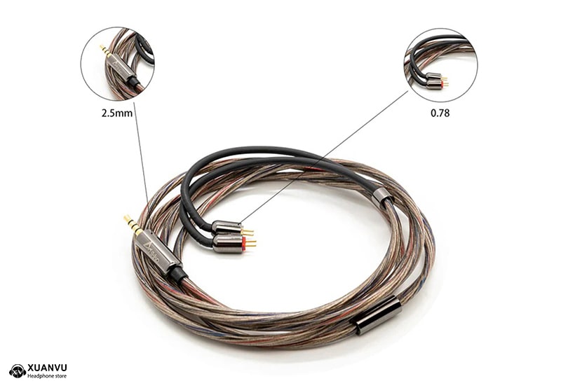 IKKO CTU01/Arc SPCOCC Material Cable (2 Pin - 2.5mm) đặc điểm