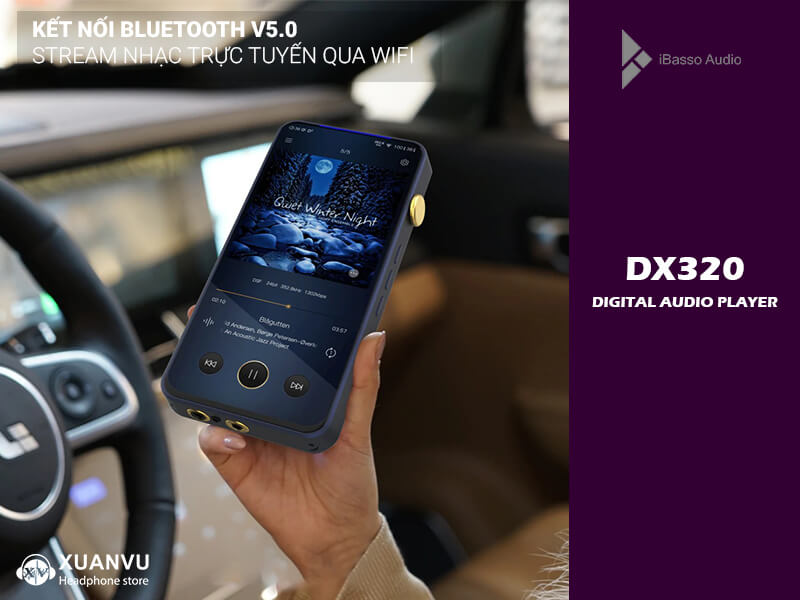 Máy nghe nhạc iBasso DX320 kết nối bluetooth