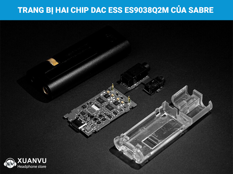 DAC/AMPs Shanling UA5 trang bị hai chip dac 