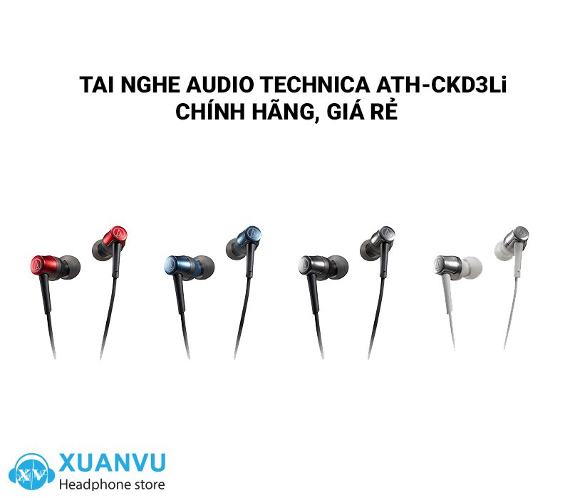 Tai nghe Audio Technica ATH-CKD3Li chính hãng, giá rẻ