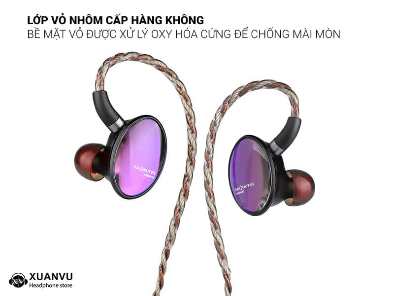 Tai nghe 7Hz x Crinacle: Salnotes Dioko lớp vỏ