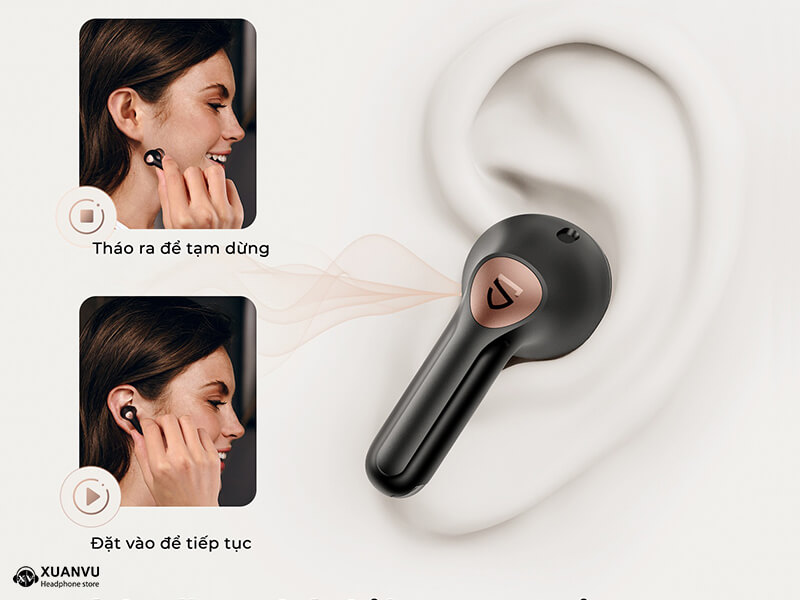Tai nghe Bluetooth SoundPEATS Air4 Pro cảm biến