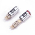 Satin Premium 2-Pin connector TeCU/PEEK/Gold/Fastening – SA2P-01