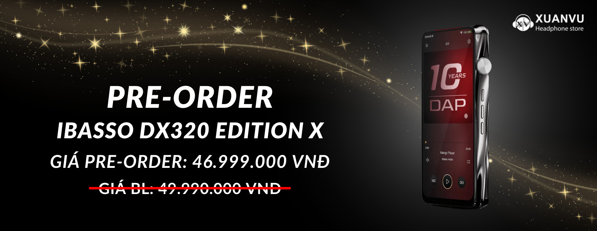 Pre-order DAP iBasso DX320 Edition X