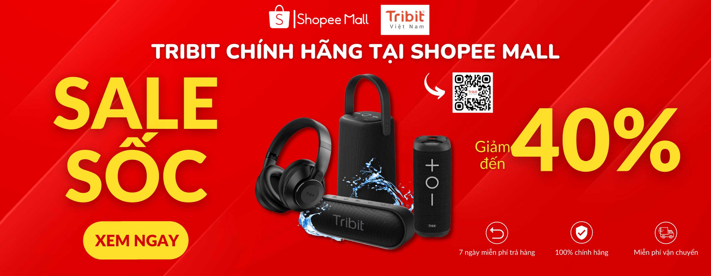 Tribit Việt Nam tại Shopee Mall