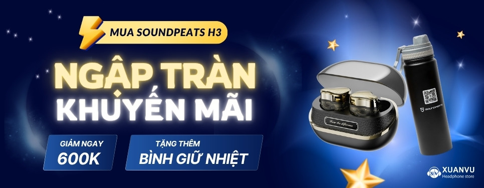 Ngập Tràn Khuyến Mãi </br> khi mua Soundpeats H3