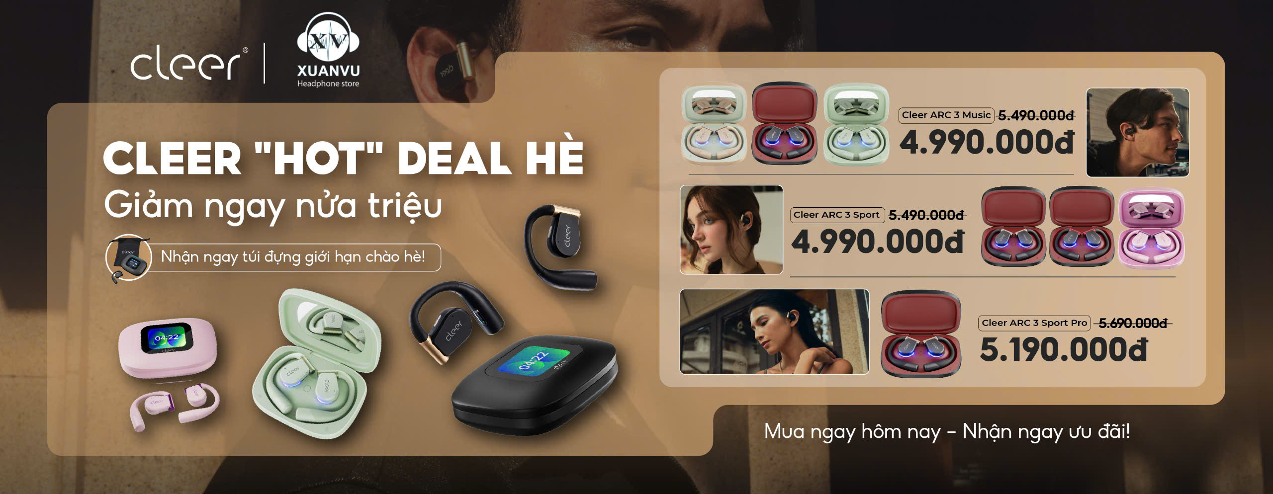 Cleer Hot </br> Deal Hè 