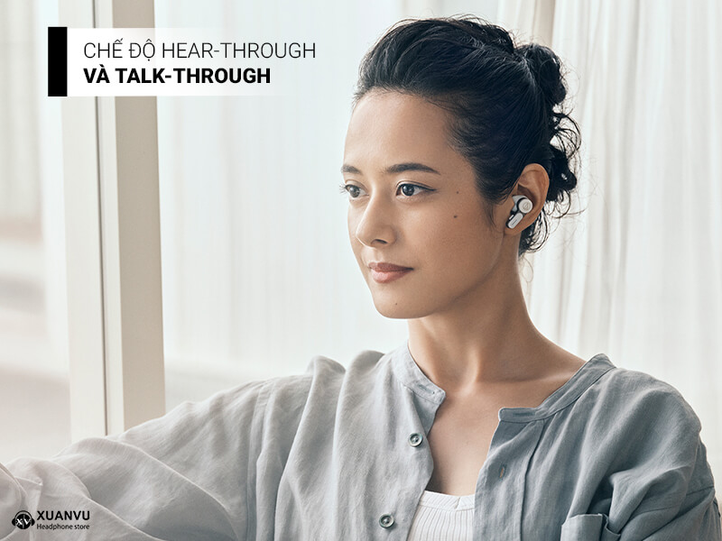 Tai nghe True Wireless Audio-Technica ATH-TWX7 chế độ hearthrough