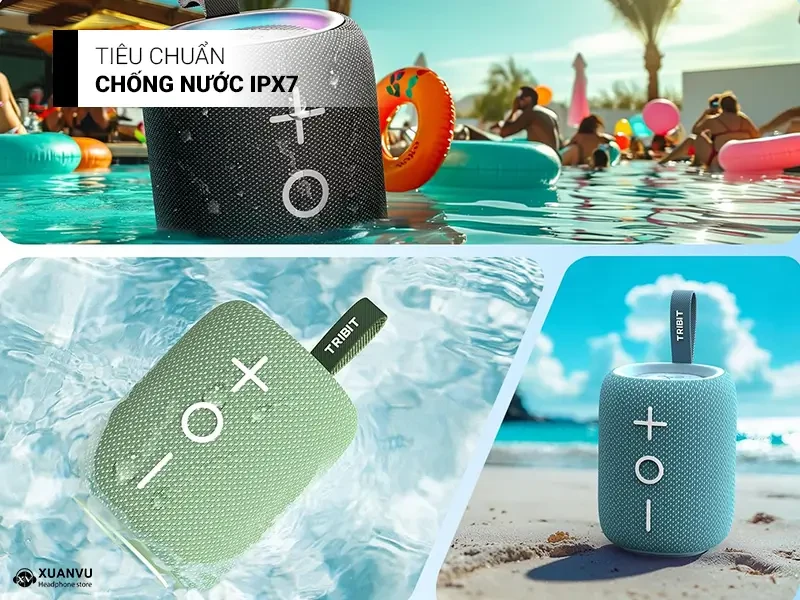 Loa Bluetooth Tribit StormBox Mini+ chống nước IPX7