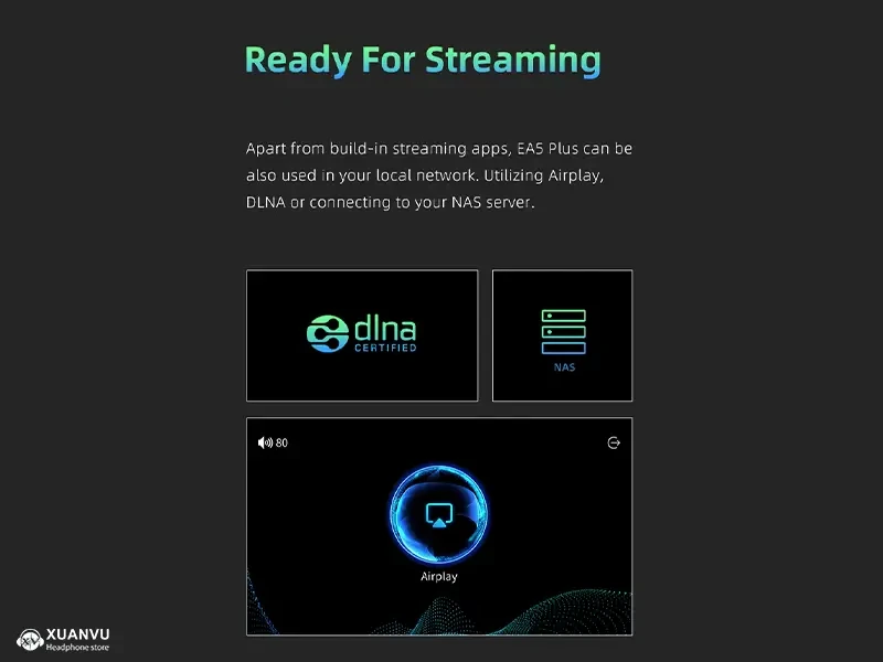 Shanling EA5 Plus Desktop Streamer dlna