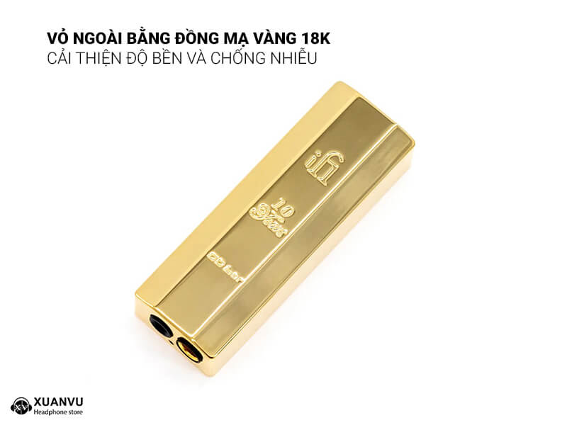 iFi GO bar Limited Edition Gold thiết kế 