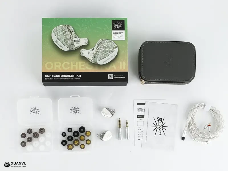 Tai nghe Kiwi Ears Orchestra II phụ kiện