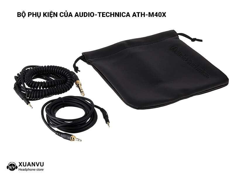 Tai nghe Audio-technica ATH-M40X bộ phụ kiện