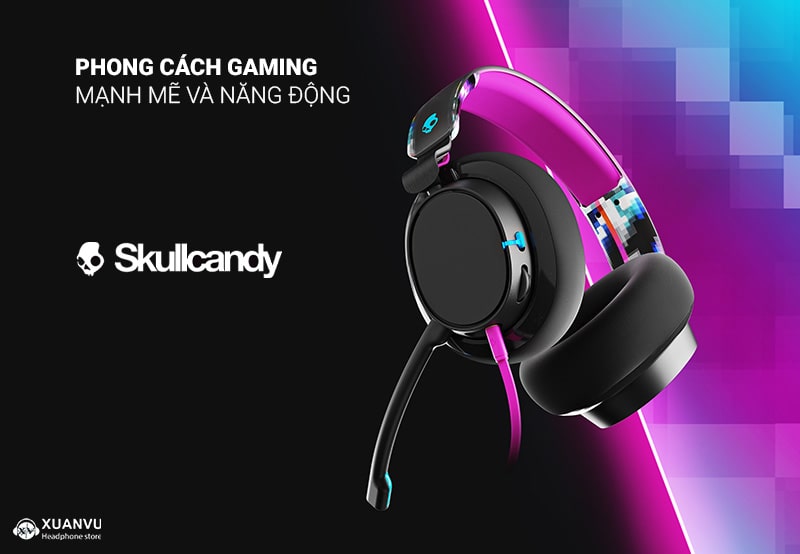 Tai nghe gaming Skullcandy Slyr Pro thiết kế 1