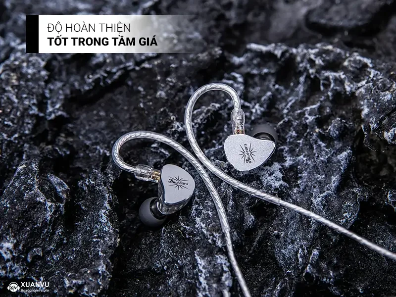 Tai nghe Kiwi Ears Belle - 3.5mm (có Mic) độ hoàn thiện