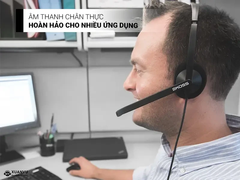 Tai nghe Koss CS200 USB âm thanh chân thực 