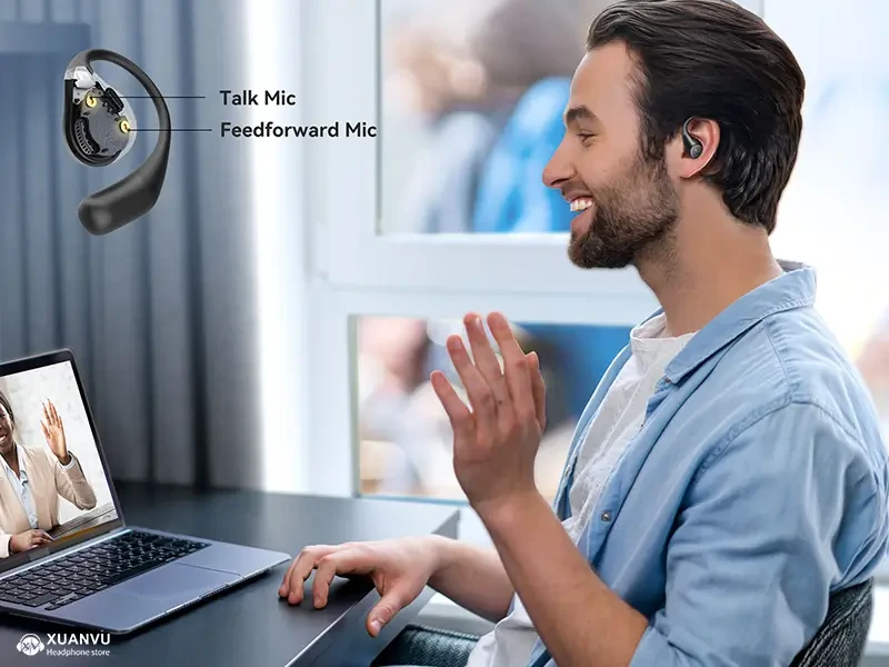 Tai nghe Bluetoooth Earfun OpenJump đàm thoại