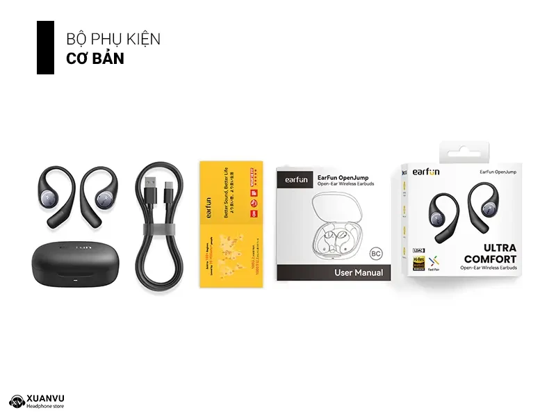 Tai nghe Bluetoooth Earfun OpenJump phụ kiện