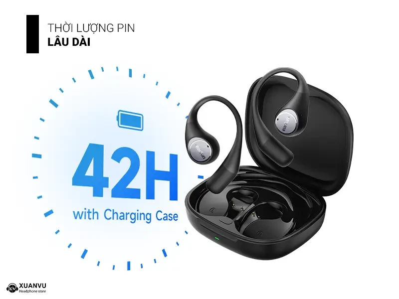 Tai nghe Bluetoooth Earfun OpenJump thời lượng pin