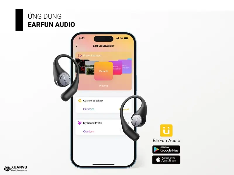 Tai nghe Bluetoooth Earfun OpenJump ứng dụng