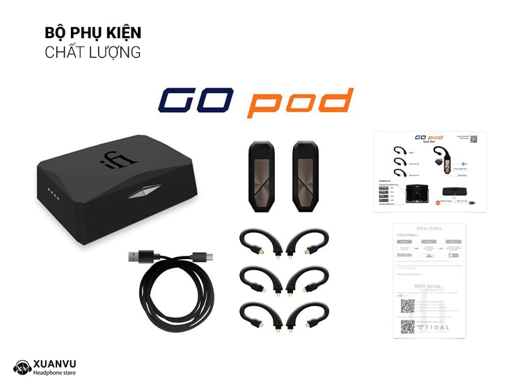 Bluetooth DAC/AMP iFi Go Pod bộ phụ kiện