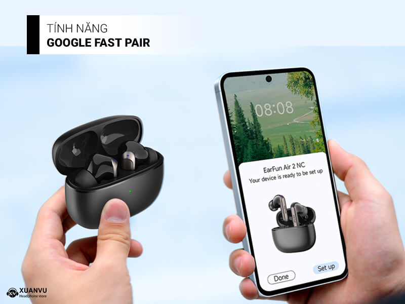 Tai nghe True Wireless EarFun Air 2 NC fast pair