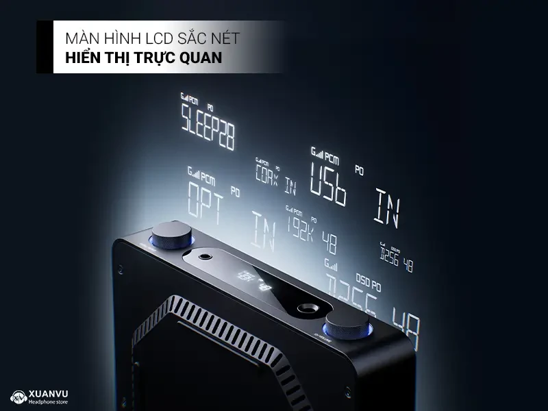 Desktop DAC/AMP FiiO K13 R2R màn hình