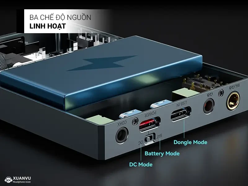 Tube DAC/AMP Cayin RU9 ba chế độ nguồn