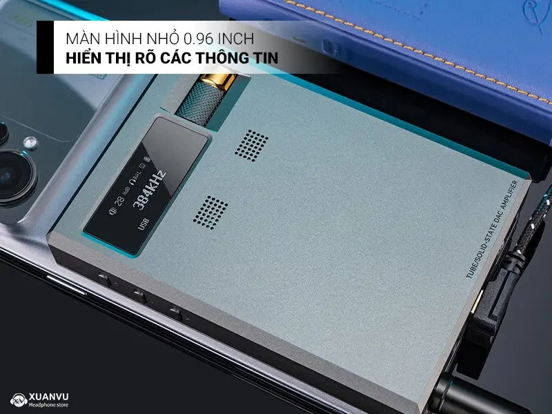 Tube DAC/AMP Cayin RU9 màn hình