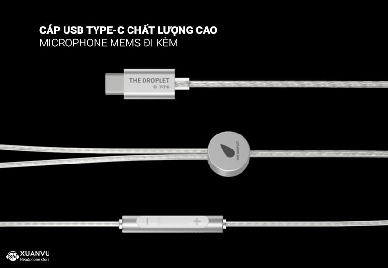 Tai nghe Moondrop Droplet cáp USB Type-C