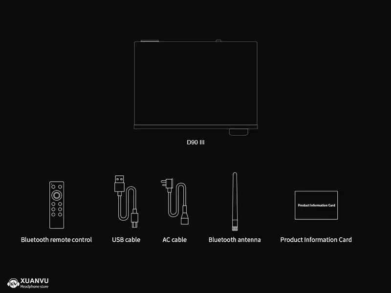 DAC Topping D90 III Sabre bộ phụ kiện