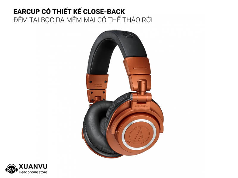 Tai nghe Audio Technica ATH-M50xBT2 MO (Limited Edition) thiết kế 2