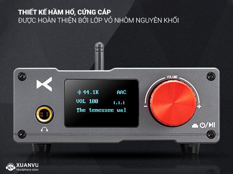 HD Bluetooth & Power amplifier xDuoo DA-100 thiết kế