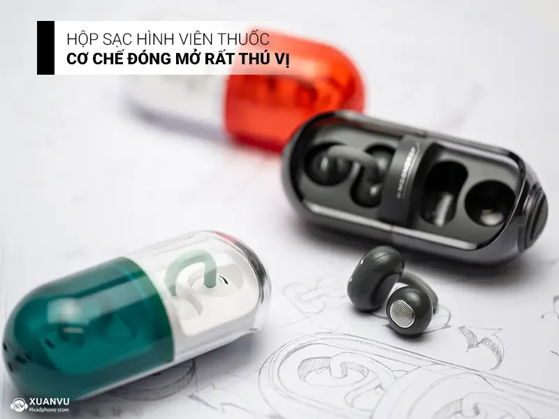 Tai nghe True Wireless Moondrop Pill thiết kế