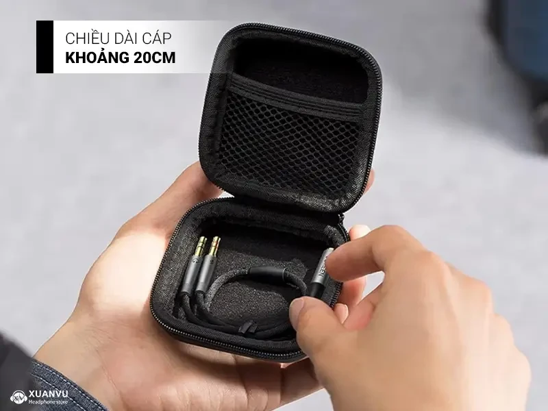 Cáp chữ Y gộp Mic & Loa sang tai nghe có Mic Ugreen 50255 chiều dài 