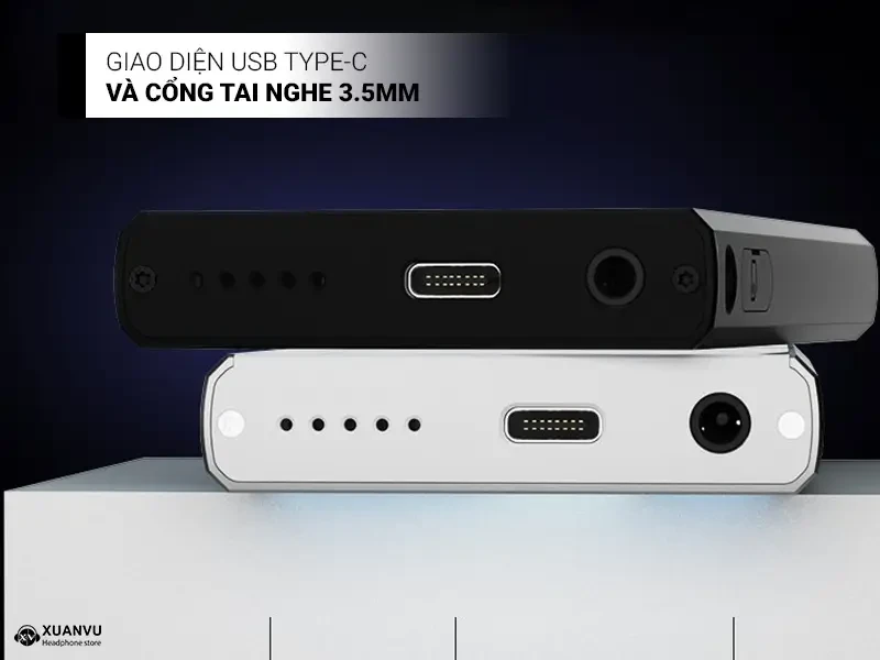 Máy nghe nhạc HiBy Digital M300 (4G RAM + 128GB ROM) cổng tai nghe