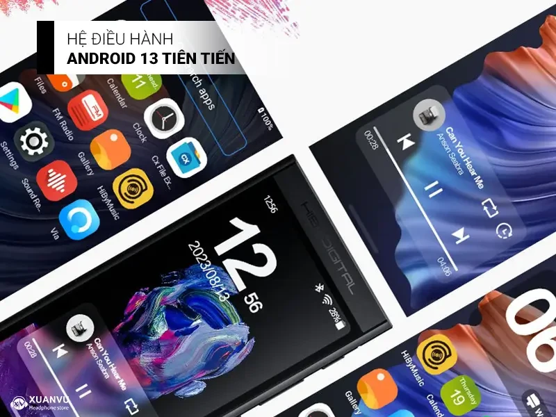 Máy nghe nhạc HiBy Digital M300 (4G RAM + 128GB ROM) hệ điều hành