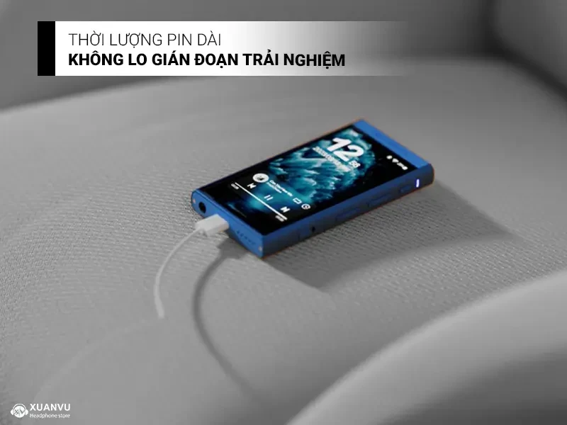 Máy nghe nhạc HiBy Digital M300 (4G RAM + 128GB ROM) thời lượng pin