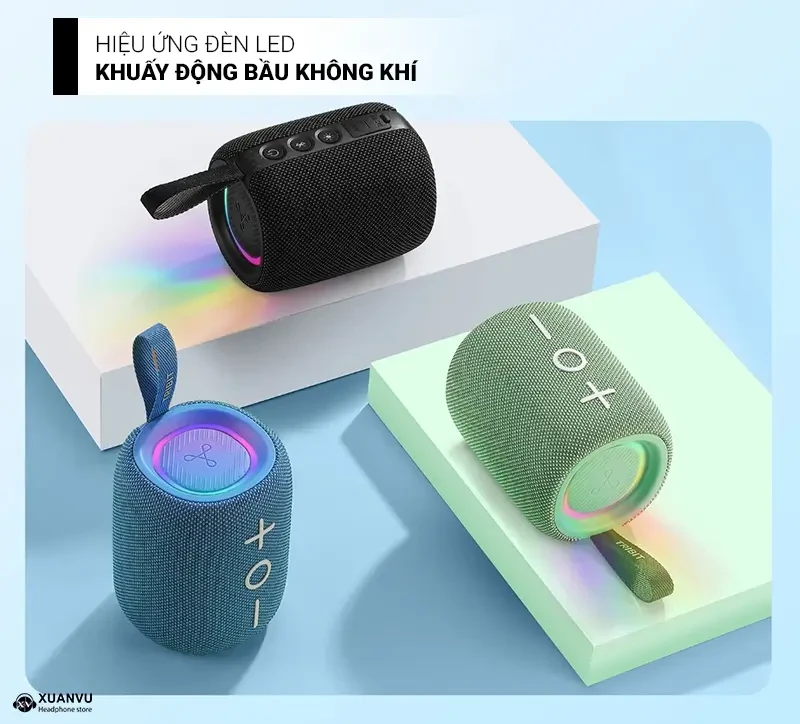 Loa Bluetooth Tribit StormBox Mini hiệu ứng đèn led