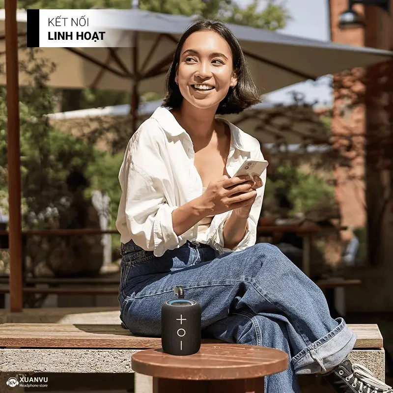 Loa Bluetooth Tribit StormBox Mini kết nối