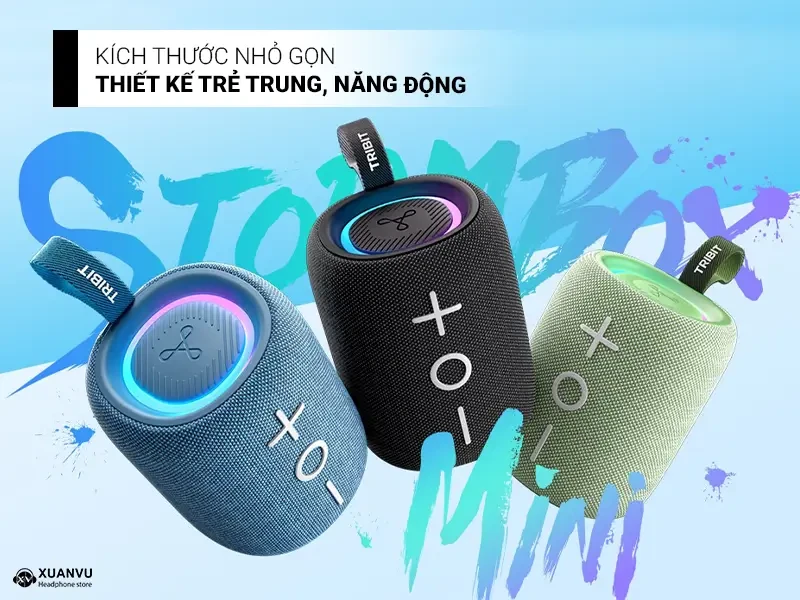 Loa Bluetooth Tribit StormBox Mini kích thước