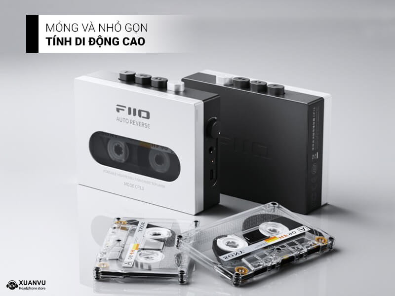 Máy cassette player FiiO CP13 (Black) thiết kế 