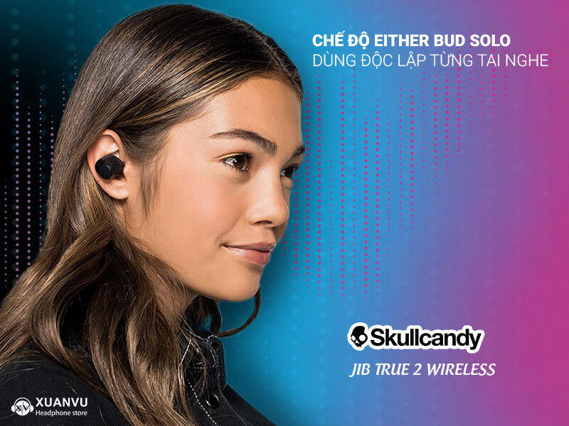 Tai nghe Skullcandy Jib True 2 Wireless kết nối không dây 