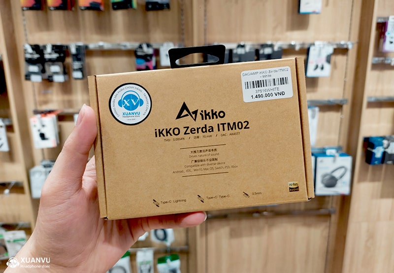 DAC/AMP iKKO Zerda ITM02 hình chụp thực tế 