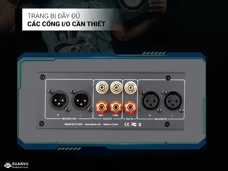 xDuoo TA-32 DAC & Tube Amplifier cổng kết nối