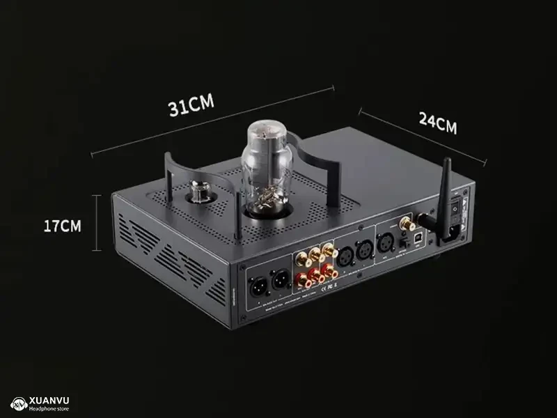 xDuoo TA-32 DAC & Tube Amplifier kích thước